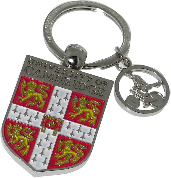 CambridgeStyle Official Cambridge University Shield Keyring - Multi color shield keyring