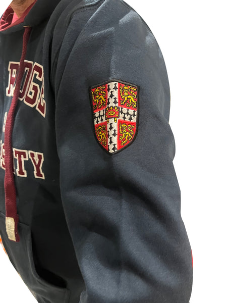 Official Cambridge University Zipped Hoody - Navy - Official Apparel of the Famous Univeristy of Cambridge