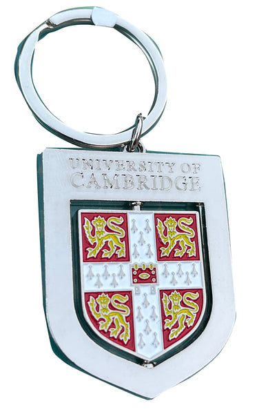 CambridgeStyle Official Cambridge University Shield Keyring - Spinning