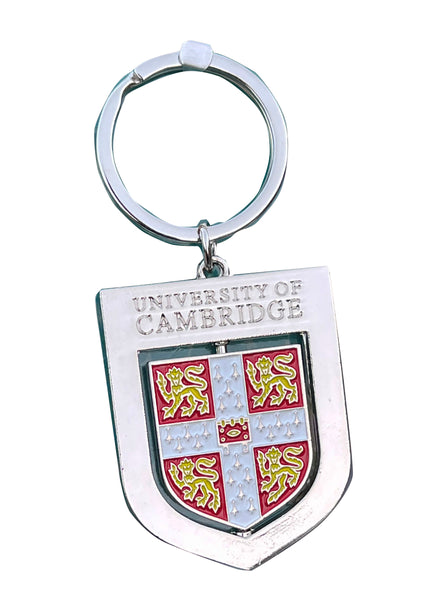 CambridgeStyle Official Cambridge University Shield Keyring - Spinning
