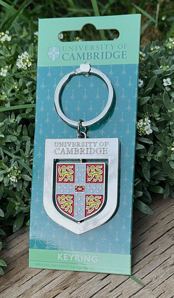 CambridgeStyle Official Cambridge University Shield Keyring - Spinning