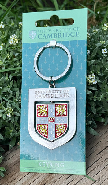 CambridgeStyle Official Cambridge University Shield Keyring - Spinning