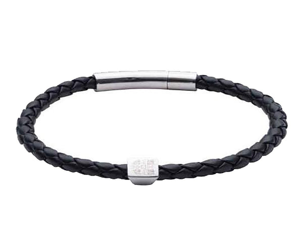 Official University of Cambridge Leather Bracelet - Black leather!