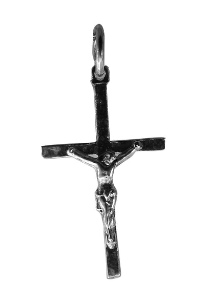 Crucifix  Pendent - Religious - Plain Sterling Silver