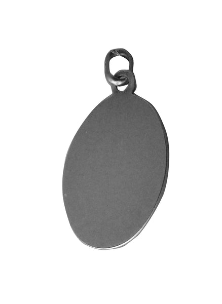 Saint Christopher Pendent - Religious - Plain Sterling Silver