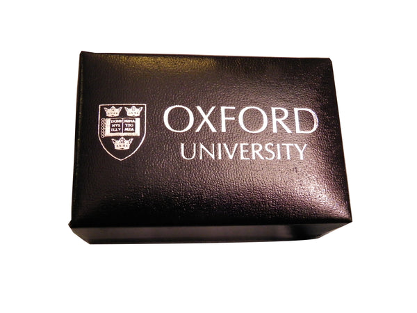 Oxford University Shield Cufflinks Silver colour - Oxford Souvenir