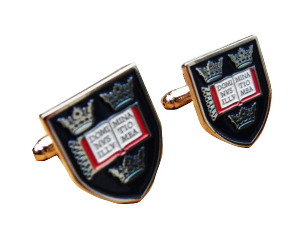 Oxford University Shield Cufflinks Silver colour - Oxford Souvenir