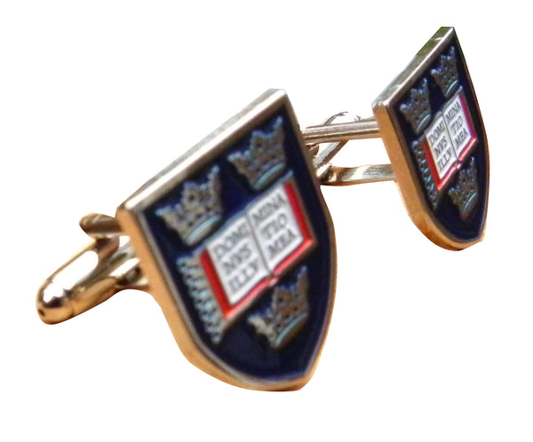 Oxford University Shield Cufflinks Silver colour - Oxford Souvenir