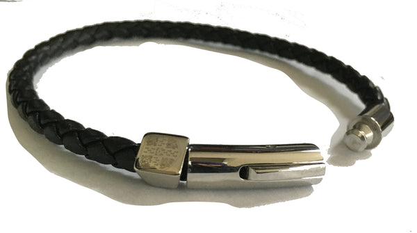 Official University of Cambridge Leather Bracelet - Black leather!