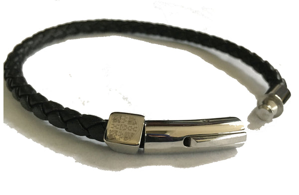 Official University of Cambridge Leather Bracelet - Black leather!