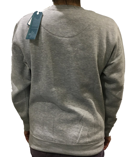 Cambridge University Embroidered Sweatshirt - Grey - Official Apparel of the Famous University of Cambridge