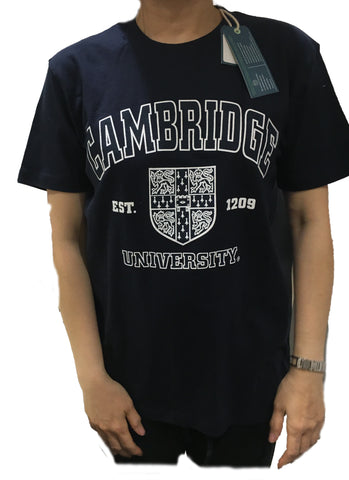 Cambridge University T-shirt - Navy - Official Apparel of the Famous University of Cambridge