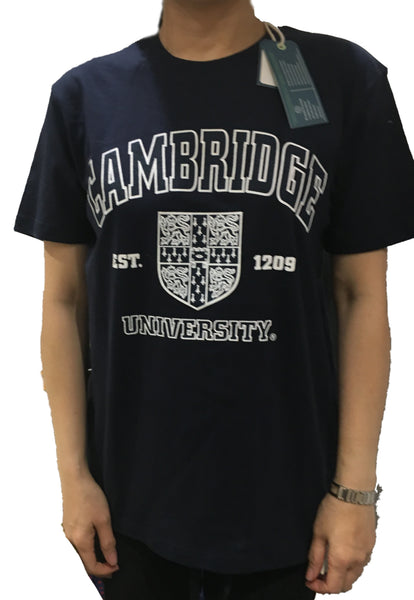 Cambridge University T-shirt - Navy - Official Apparel of the Famous University of Cambridge