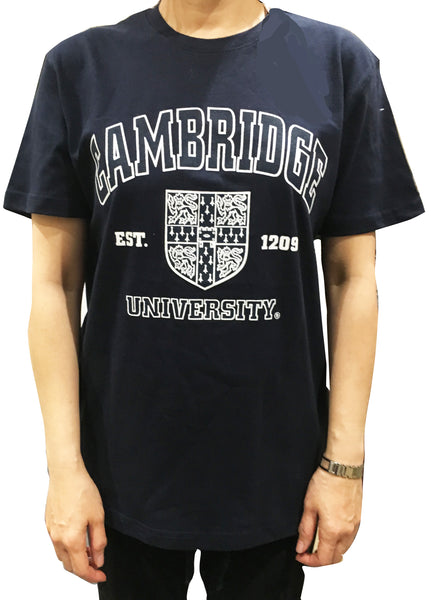 Cambridge University T-shirt - Navy - Official Apparel of the Famous University of Cambridge