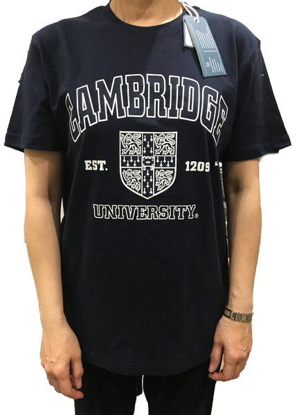 Cambridge University T-shirt - Navy - Official Apparel of the Famous University of Cambridge