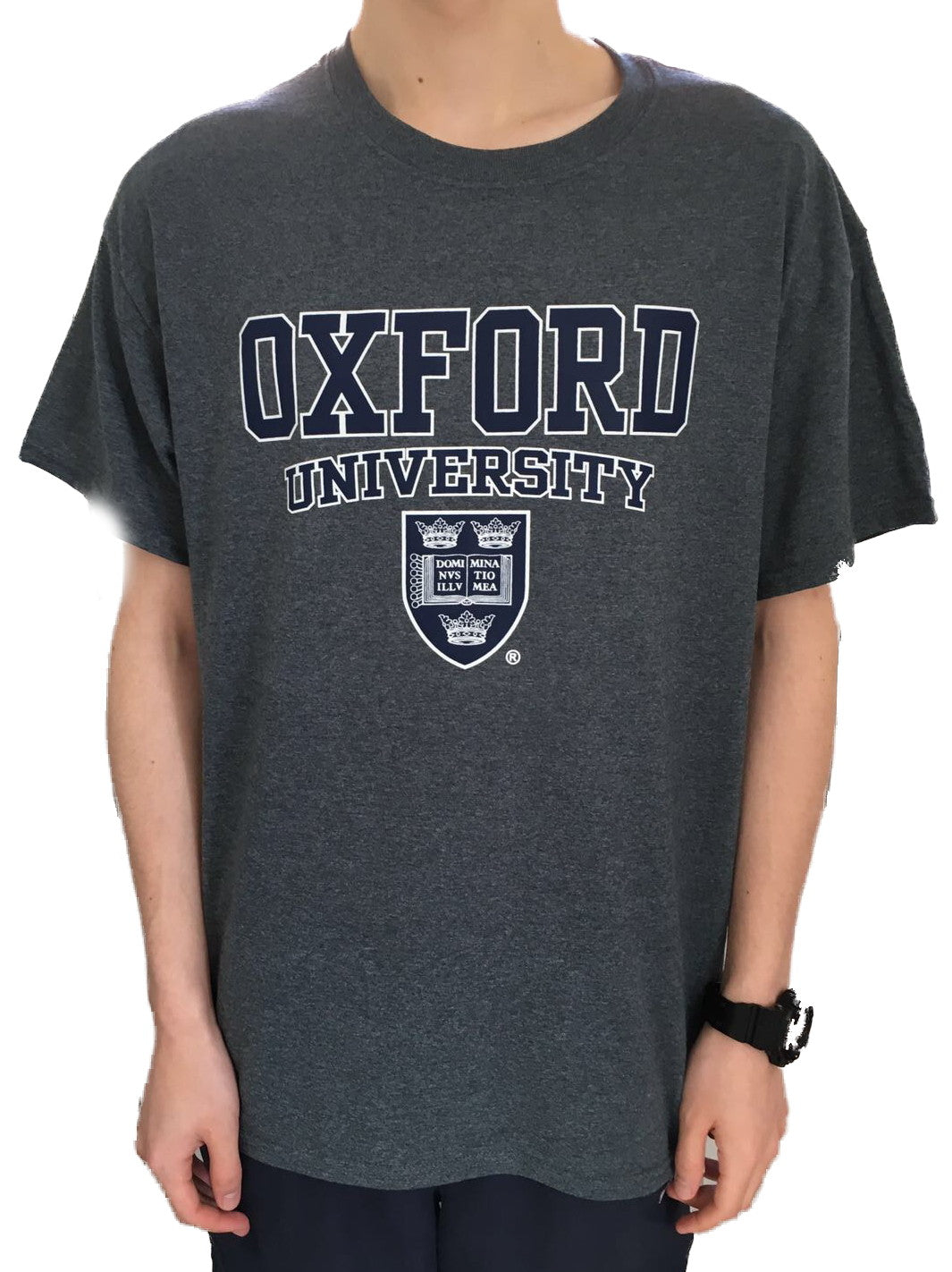 Oxford University T-Shirt - Charcoal Printed Design - Official Licenced Apparel