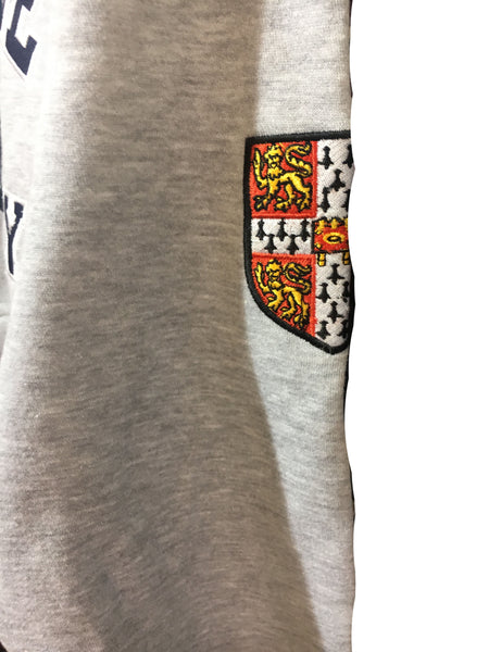 Official Cambridge University Zipped Hoody - Grey - Official Apparel of the Famous Univeristy of Cambridge