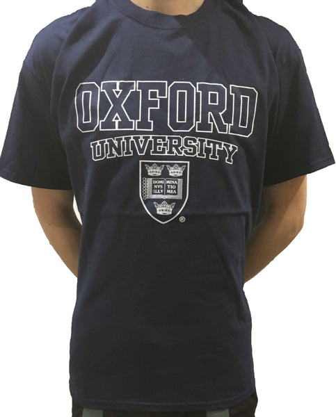 Oxford University T-Shirt - Navy Printed Design - Official Licenced Apparel