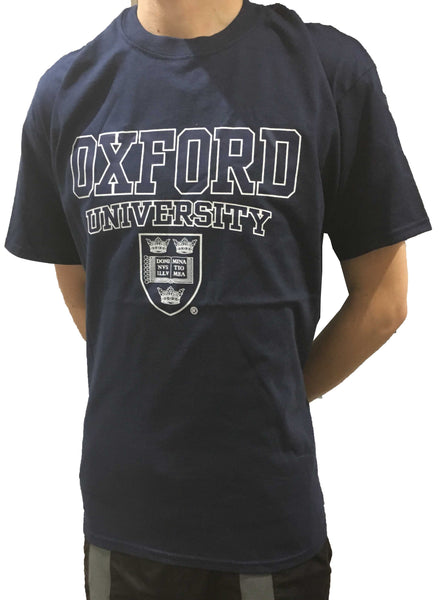 Oxford University T-Shirt - Navy Printed Design - Official Licenced Apparel