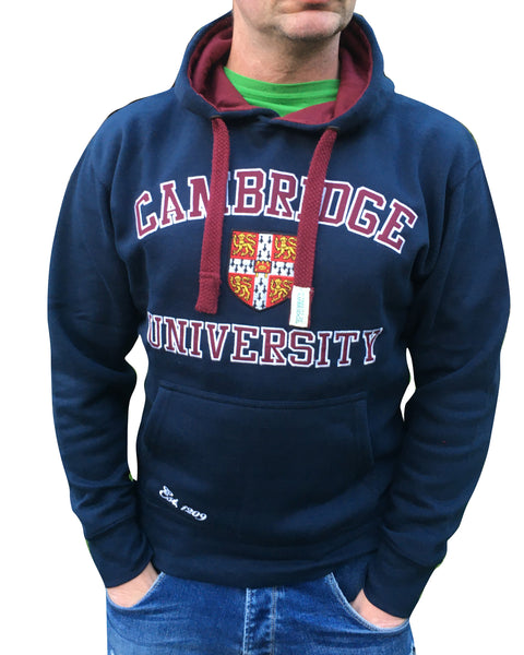 Cambridge University Hoodie - Navy - Official Apparel of the Famous University of Cambridge