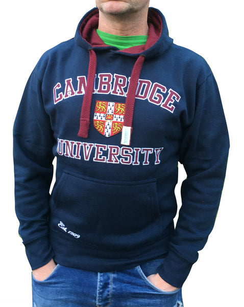 Cambridge University Hoodie - Navy - Official Apparel of the Famous University of Cambridge