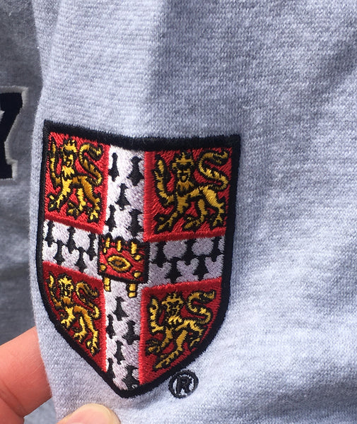 Official Cambridge University Zipped Hoody - Grey - Official Apparel of the Famous Univeristy of Cambridge