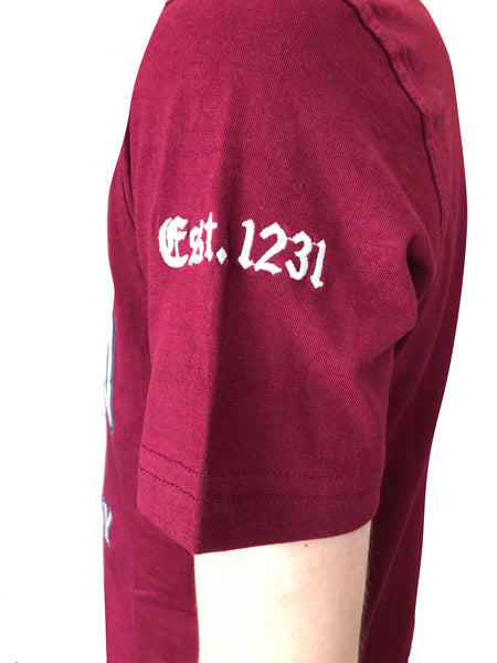 Oxford University Embroidered Applique Tshirt - official apparel of this famous Institution